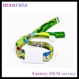 One-time use hf fabric rfid NFC woven wristband